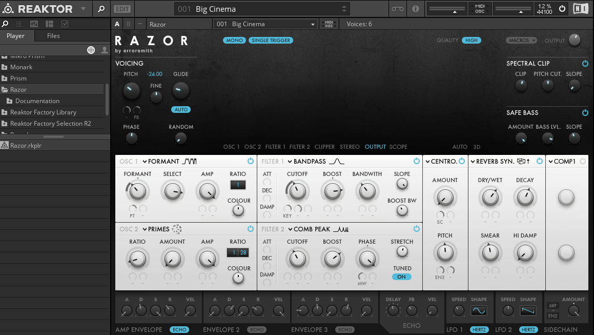 Native Instruments Reaktor Synthesizer Bundle